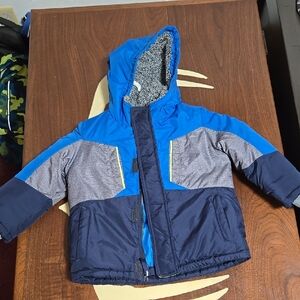 3T Kids Blue and Gray Winter Jacket
